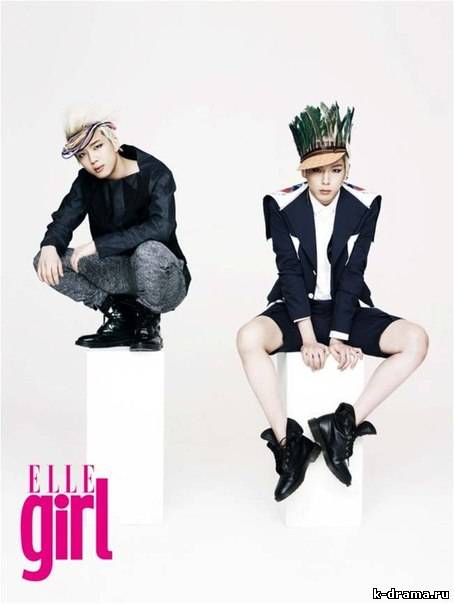 B.A.P. преобразились в современных принцев для ‘Elle Girl’