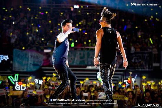 Big Bang представили видеосъемку на бис с концерта в Гуанчжоу, сделанную Сынри