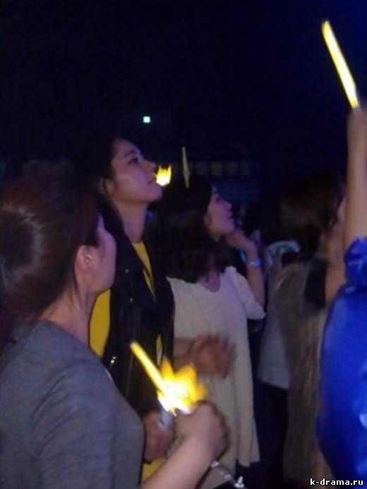 Хан Га Ин дважды посетила концерт Big Bang.